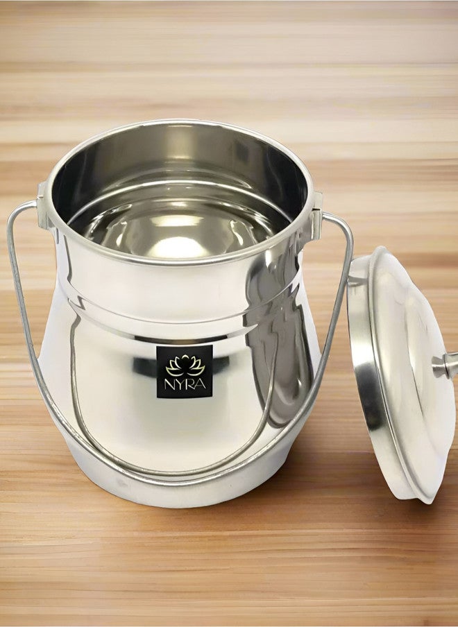 Nyra Kitchenware Stainless Steel Magnetic Milk Pitcher - 2L - Image 1